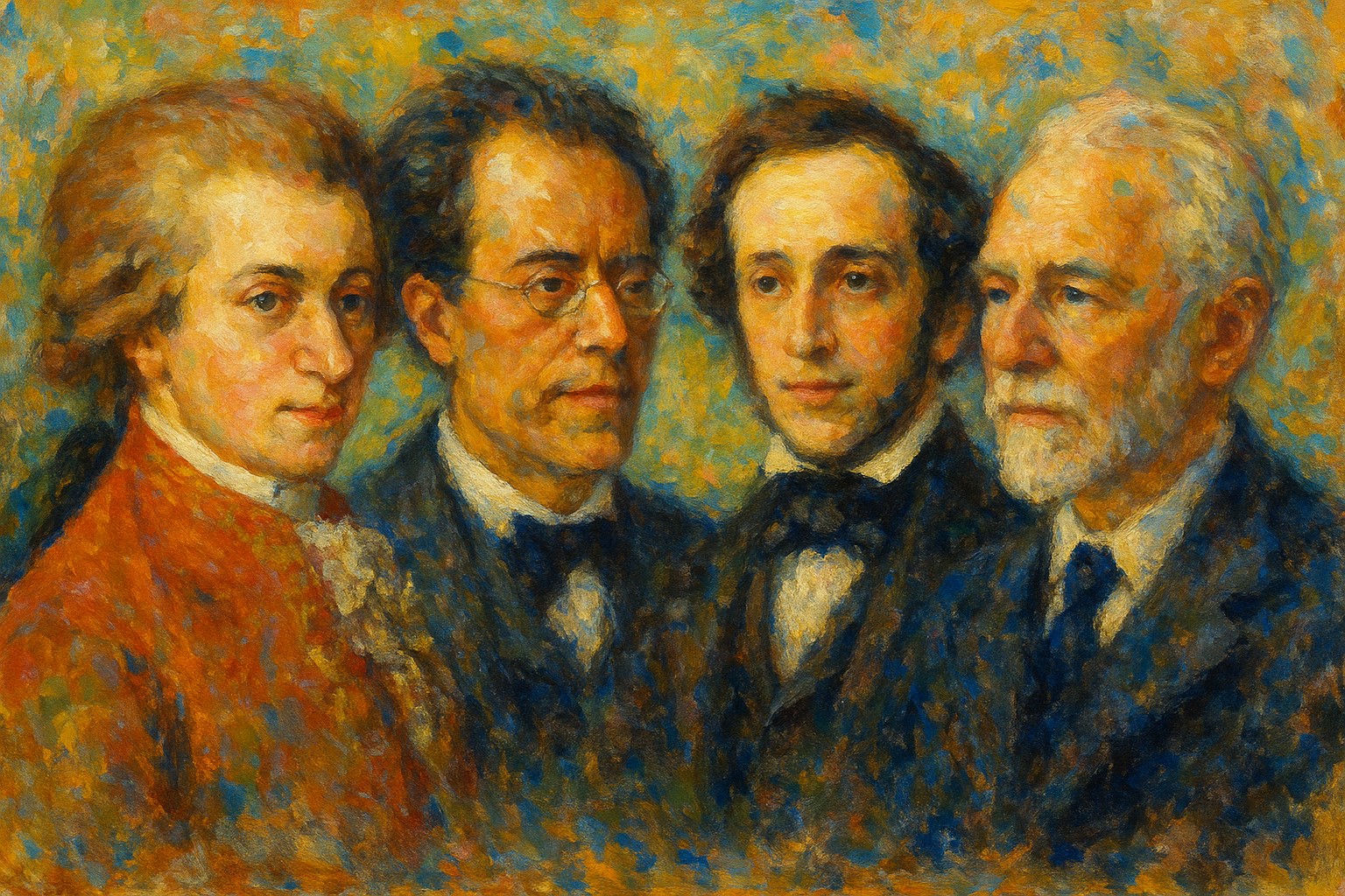 Vier M – Komponisten im musikalischen Dialog